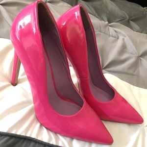 Pink heels